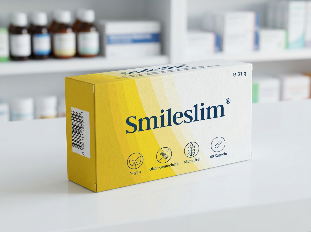 SmileSlim Verpackung und Kapseln